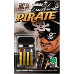 Make-up pirát 4 tužky a černý základ